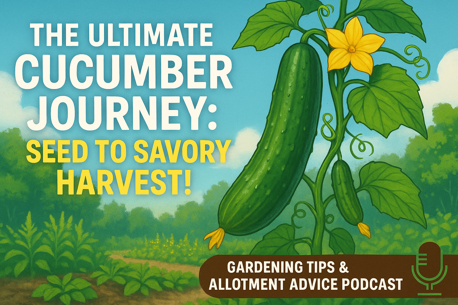 Video thumbnail for 🎥 ✅ The Ultimate Cucumber Growing Guide 🥒🌱 | From Seed to Savory Harvest 🌿✨