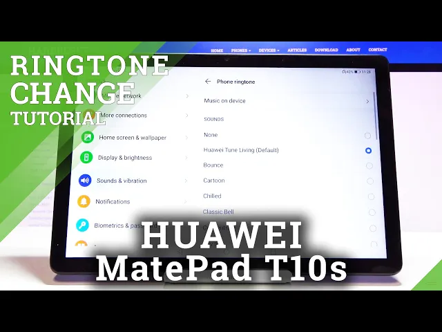 Video thumbnail for How to Change Ringtone in HUAWEI MatePad T10s – Ringtone Settings