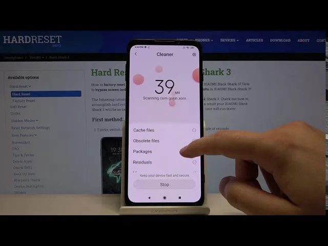 Video thumbnail for How to Clean Storage in XIAOMI Black Shark 3 – Fasten System