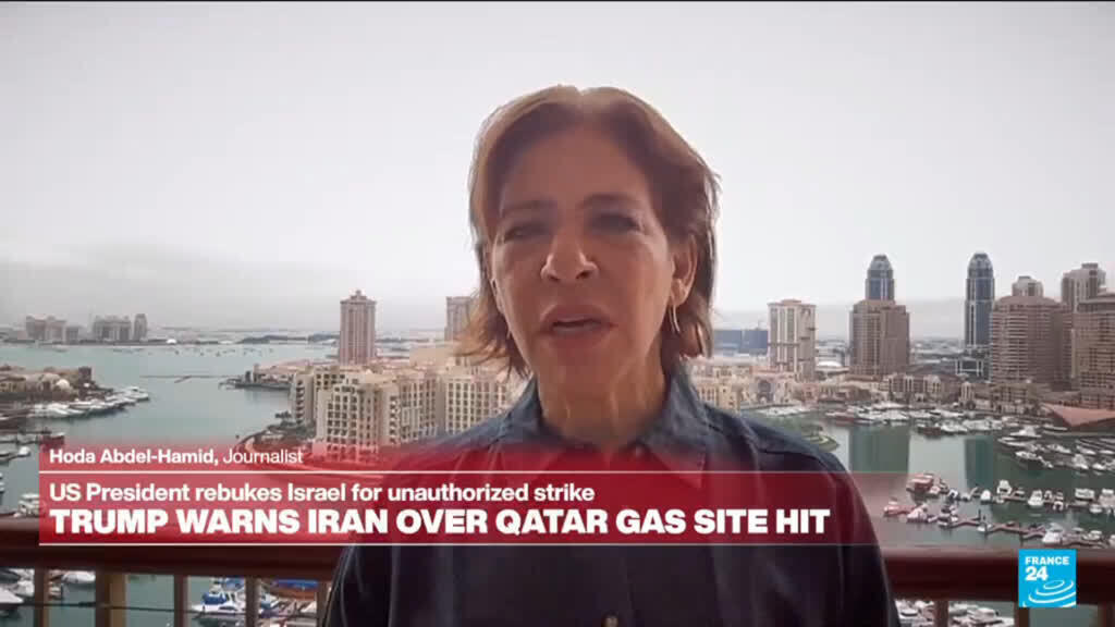 Video thumbnail for Trump threatens to strike world's largest gas field if Iran attacks Qatar again
