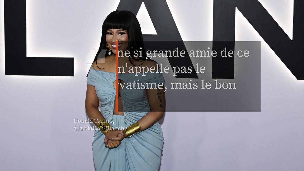 Video thumbnail for Donald Trump ne tarit pas d'éloges sur Nicki Minaj.