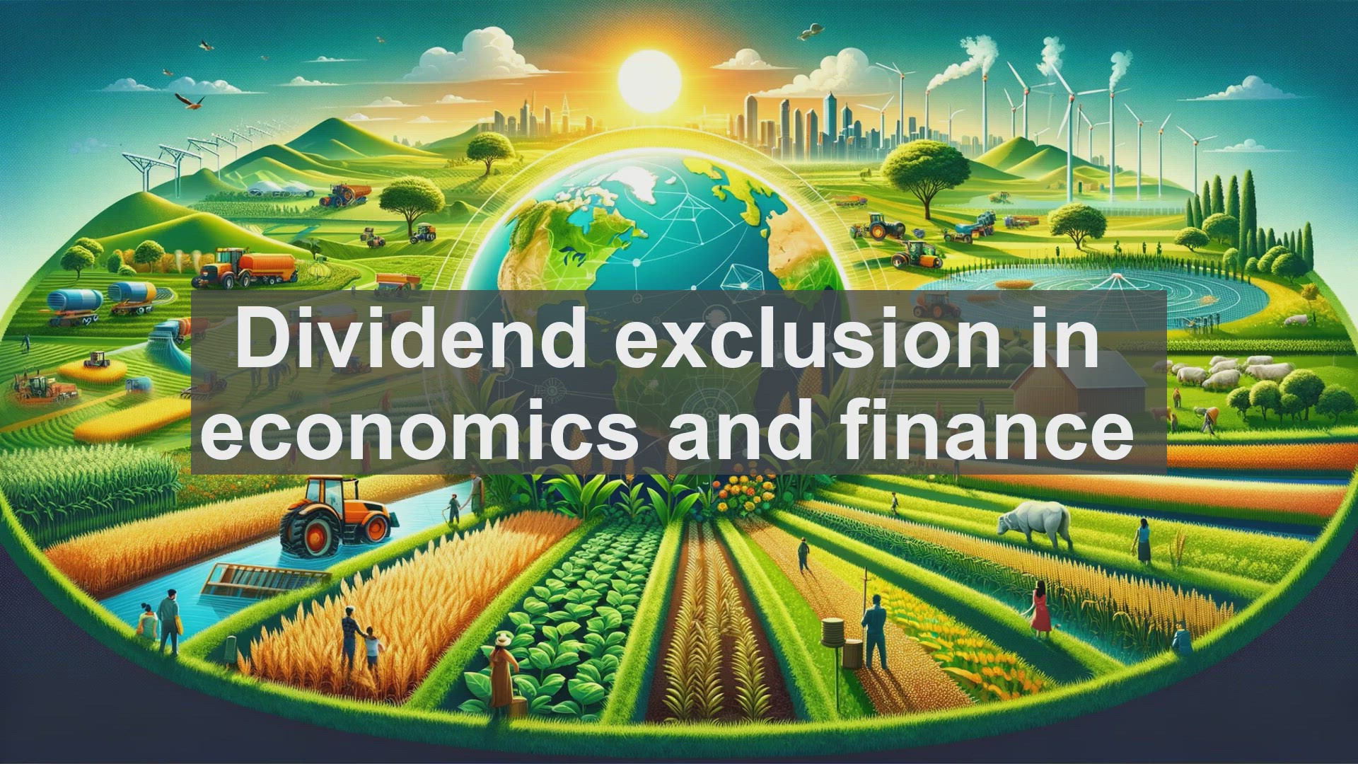 'Video thumbnail for Dividend exclusion in economics and finance'