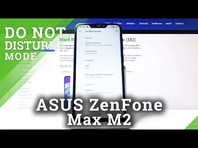Video thumbnail for How to Mute Sound on ASUS Zenfone Max M2 –  Do Not Disturb Mode