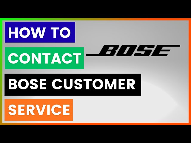 Video thumbnail for How To Contact Bose Customer Service? [in 2025]