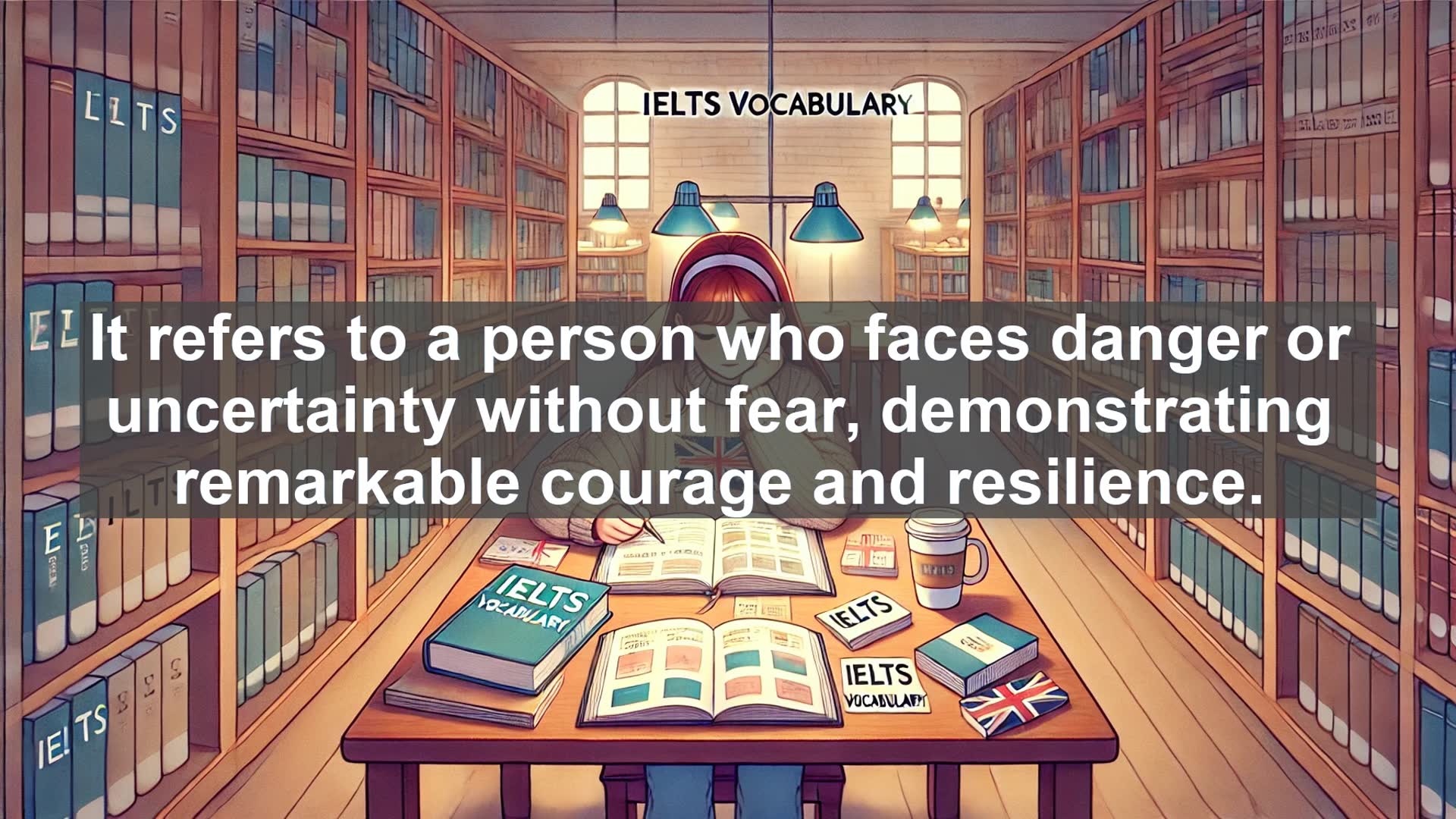 'Video thumbnail for 5000 Must Know IELTS 8.0 Vocabulary - Intrepid: Exploring the Meaning of Fearless Adventure'