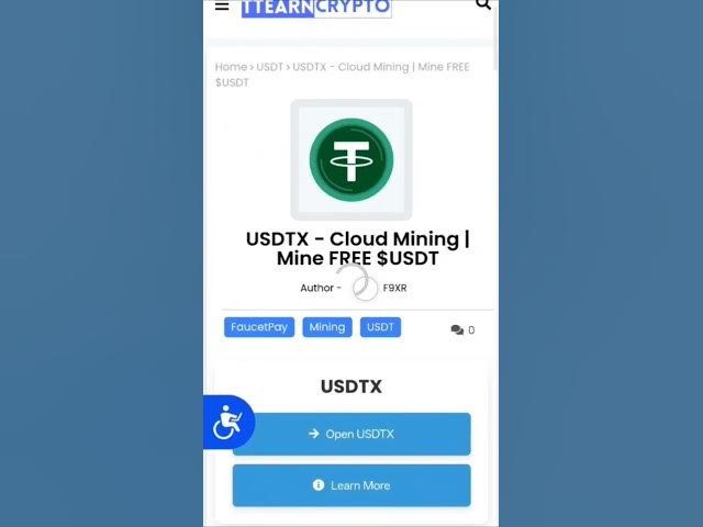 Video thumbnail for New Free USDT Cloud Mining Project - Just Launched 2026: Mine FREE  USDT in your FaucetPay Wallet!!