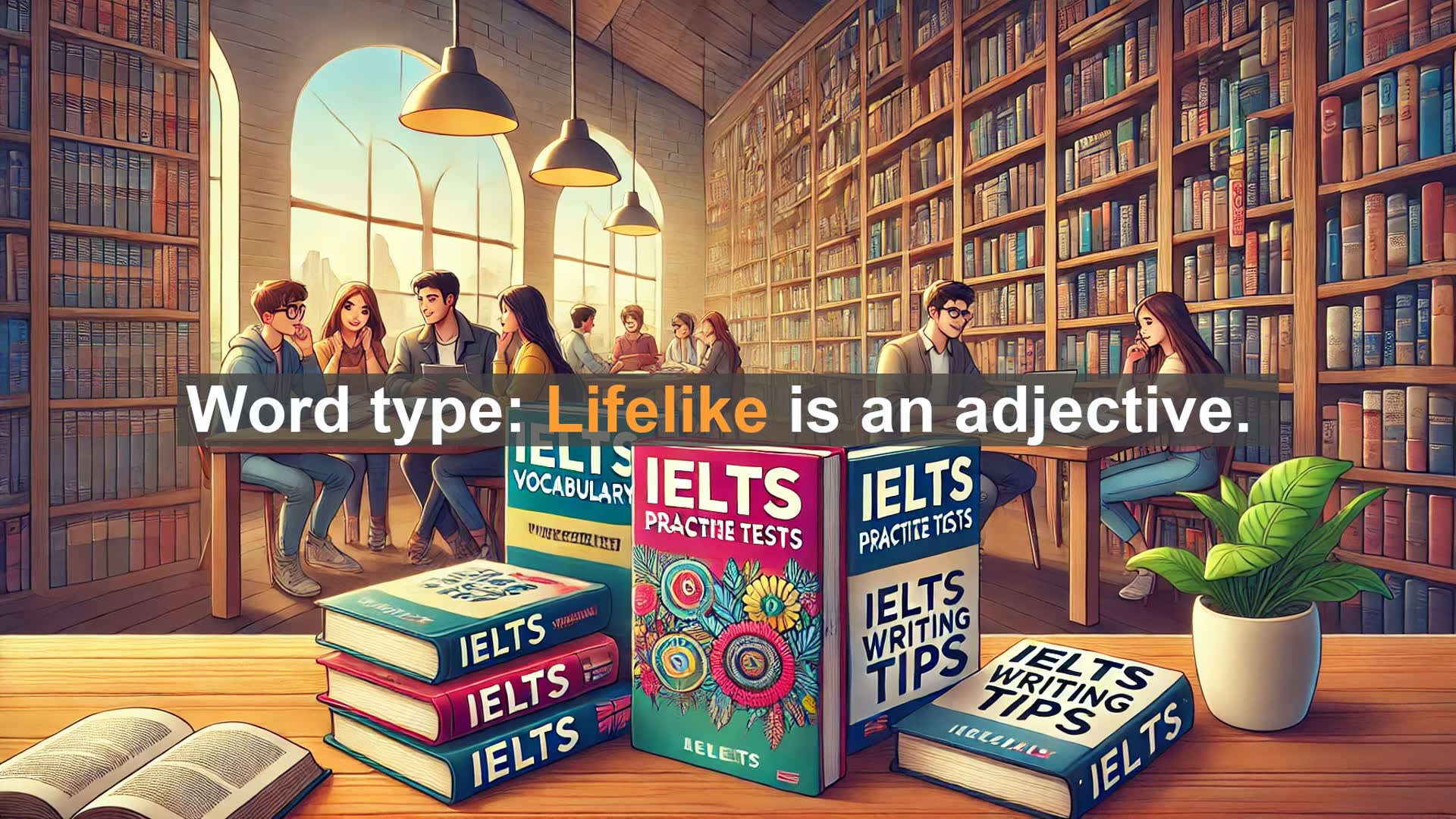 'Video thumbnail for 5000 Must Know IELTS 8.0 Vocabulary - Understanding 'Lifelike': Meaning, Usage, and Common Mistakes'