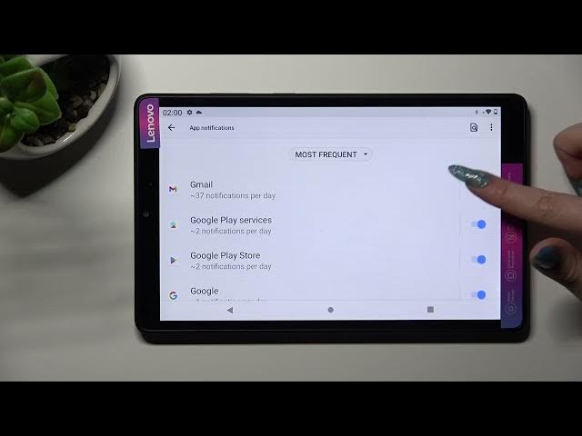 Video thumbnail for How to Turn On/Off App Notifications on Lenovo Tab M8 - Manage App Notifications