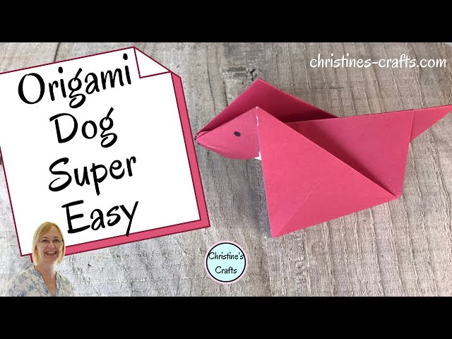 'Video thumbnail for HOW TO MAKE AN ORIGAMI DOG - Easy Origami for kids and adults'