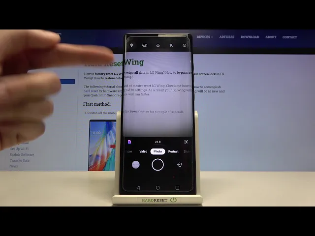 Video thumbnail for How to Manage Camera Watermark in LG Wing – Sign Photos