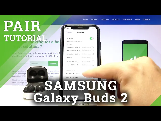Video thumbnail for How to Pair Samsung Galaxy Buds 2 with iPhone?