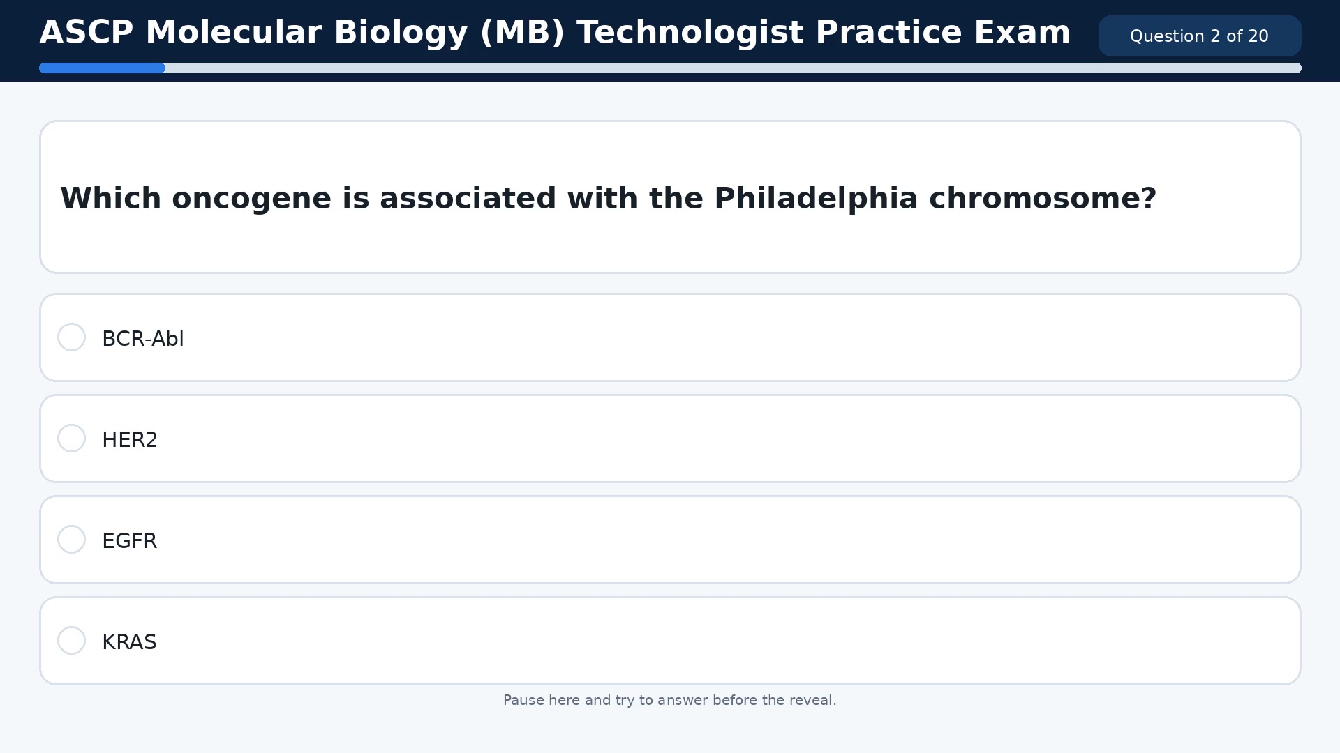 Video thumbnail for ASCP Molecular Biology (MB) Technologist Practice Exam