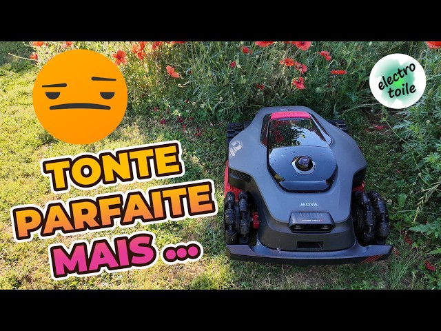 Video thumbnail for Robot tondeuse parfait pour la tonte mais avec quelques défauts | Test du Mova Lidax Ultra 2000 AWD