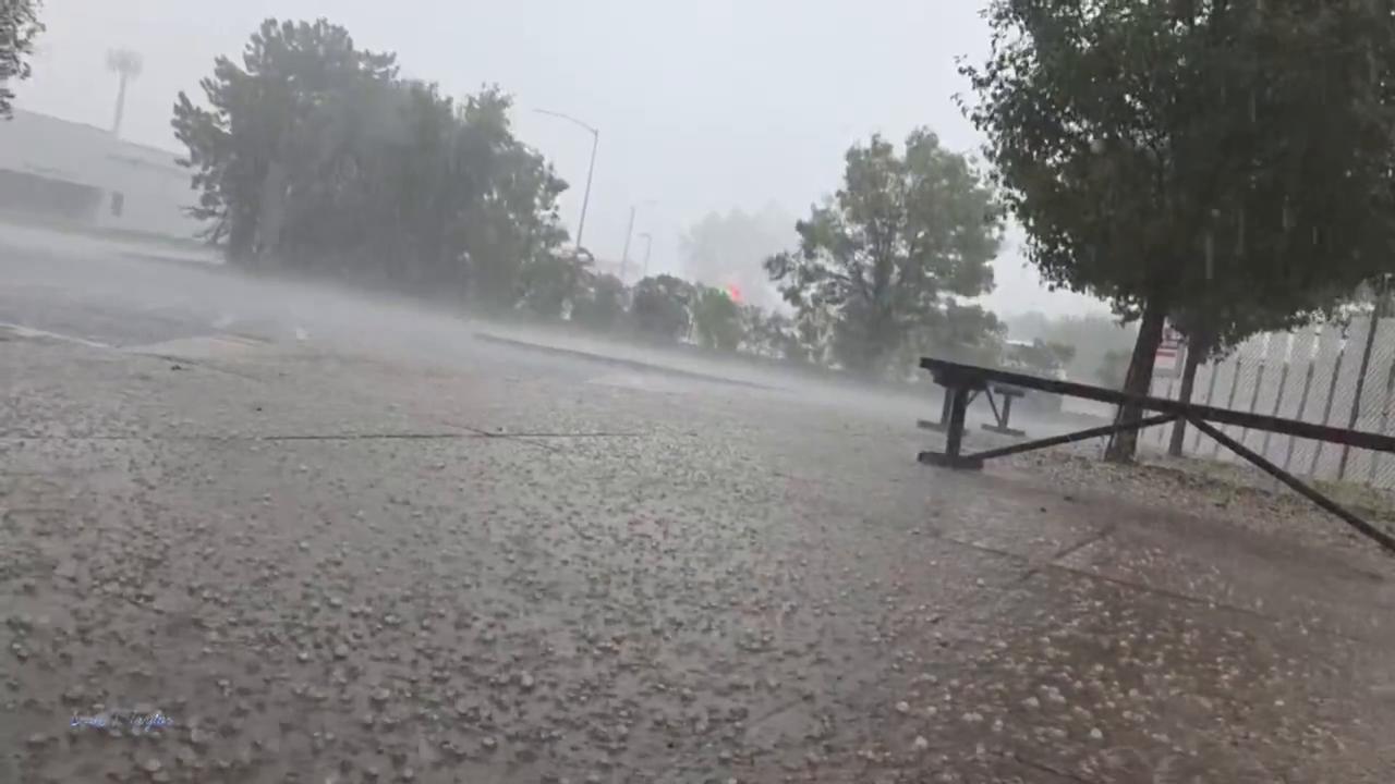 Video thumbnail for US: Hail, Rain and Wind Batter Salt Lake City, Trigger Flooding.
