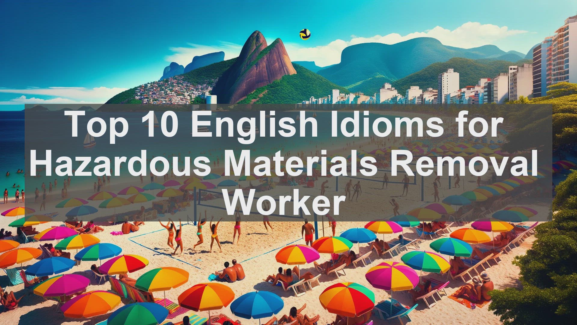 'Video thumbnail for Top 10 English Idioms for Hazardous Materials Removal Worker'