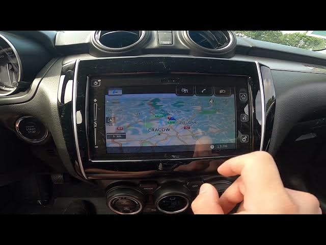 Video thumbnail for How to Enter and Manage Navigation and Map in Suzuki Swift VI (2017 – now)