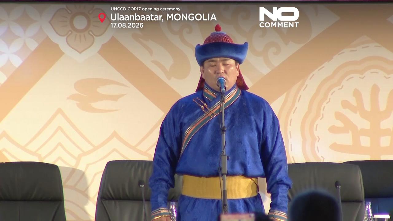 Video thumbnail for Mongolia hosts UN desertification summit as drought crisis deepens
