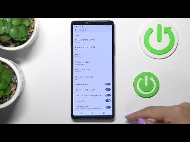 Video thumbnail for Sony Xperia 10 IV - How To Activate Touch Sounds