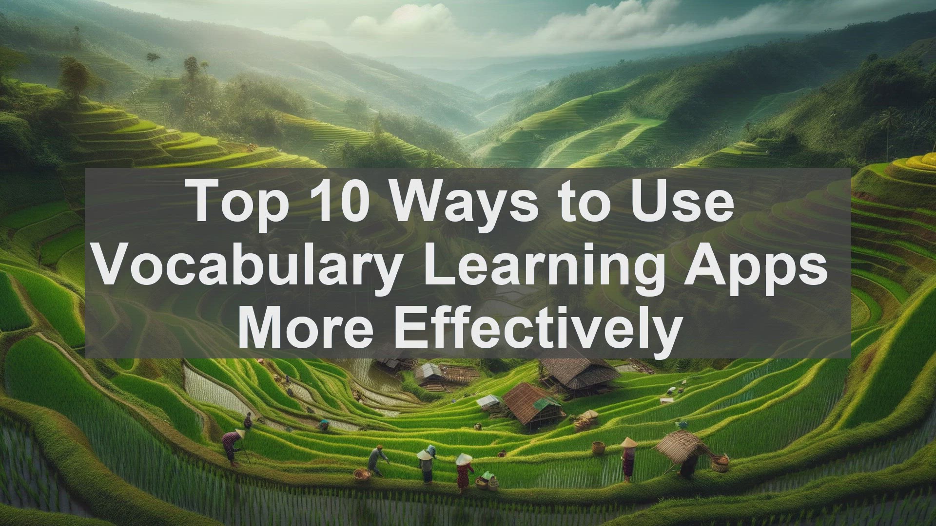 'Video thumbnail for Top 10 Ways to Use Vocabulary Learning Apps More Effectively'