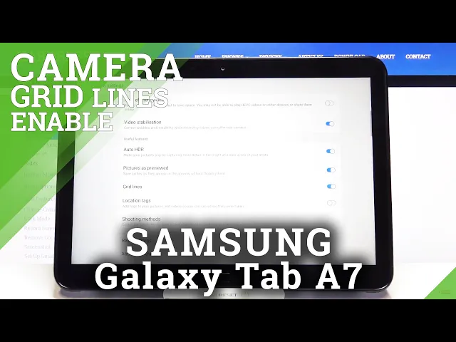 Video thumbnail for How to Manage Grid Lines in SAMSUNG Galaxy Tab A7 2020 – Add Helper Lines