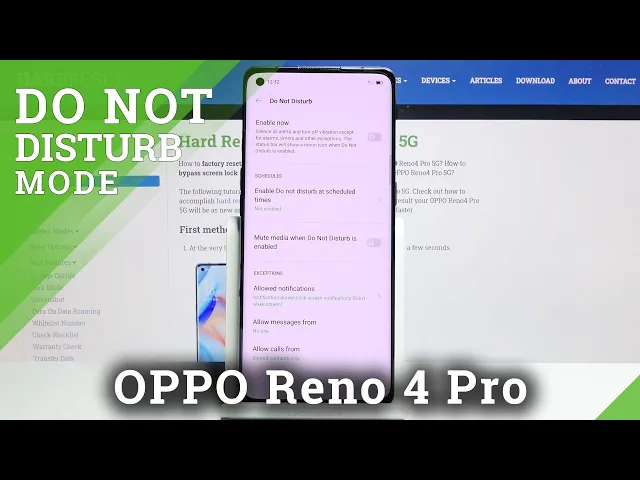 Video thumbnail for How to Enable Do Not Disturb Mode on OPPO Reno 4 Pro – Turn On DND Mode
