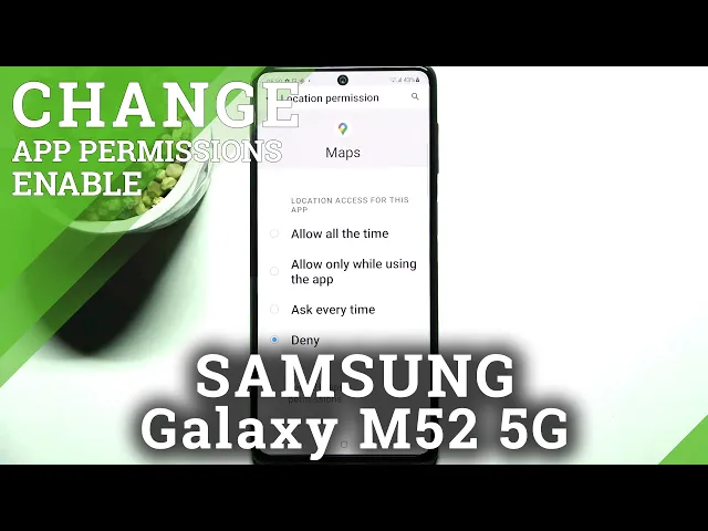 Video thumbnail for How to Change Apps Permissions on Samsung Galaxy M52 5G – Manage App Permissions