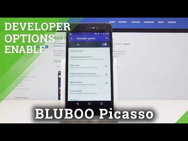 Video thumbnail for How to Allow OEM Unlock in BLUBOO Picasso – Enable Developer Options
