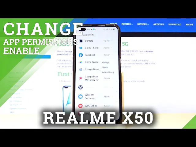 Video thumbnail for How to Operate App Permission Manager in Realme X50 5G – Access Apps Settings