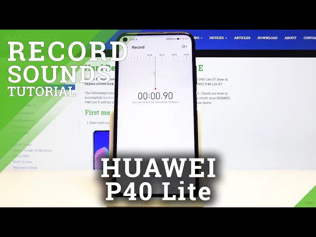 Video thumbnail for How to Record Sounds in Huawei P40 Lite - Enable Voice Recorder