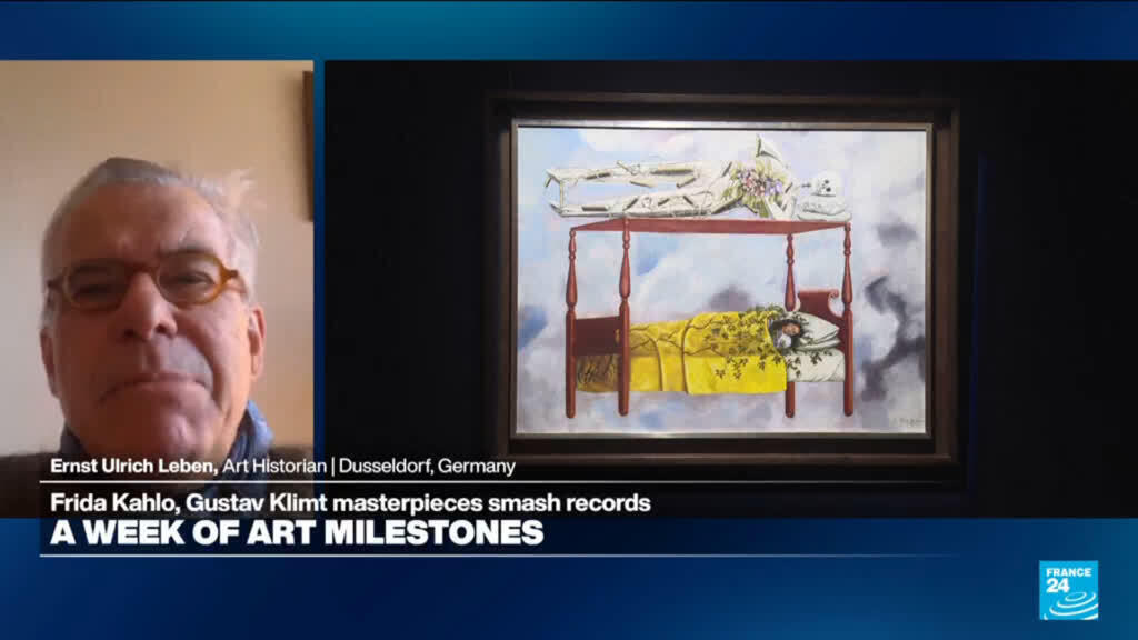 Video thumbnail for A week of art milestones: Frida Kahlo, Gustav Klimt masterpieces smash records