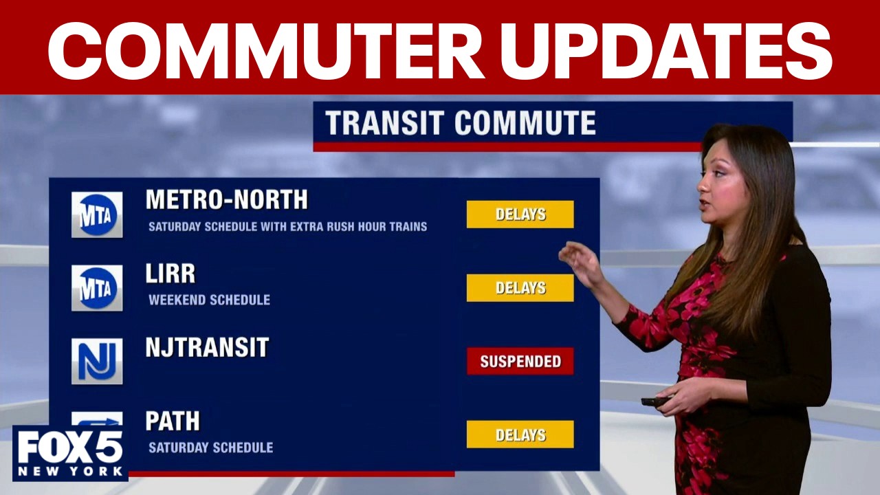 Video thumbnail for Latest NY, NJ transit delays