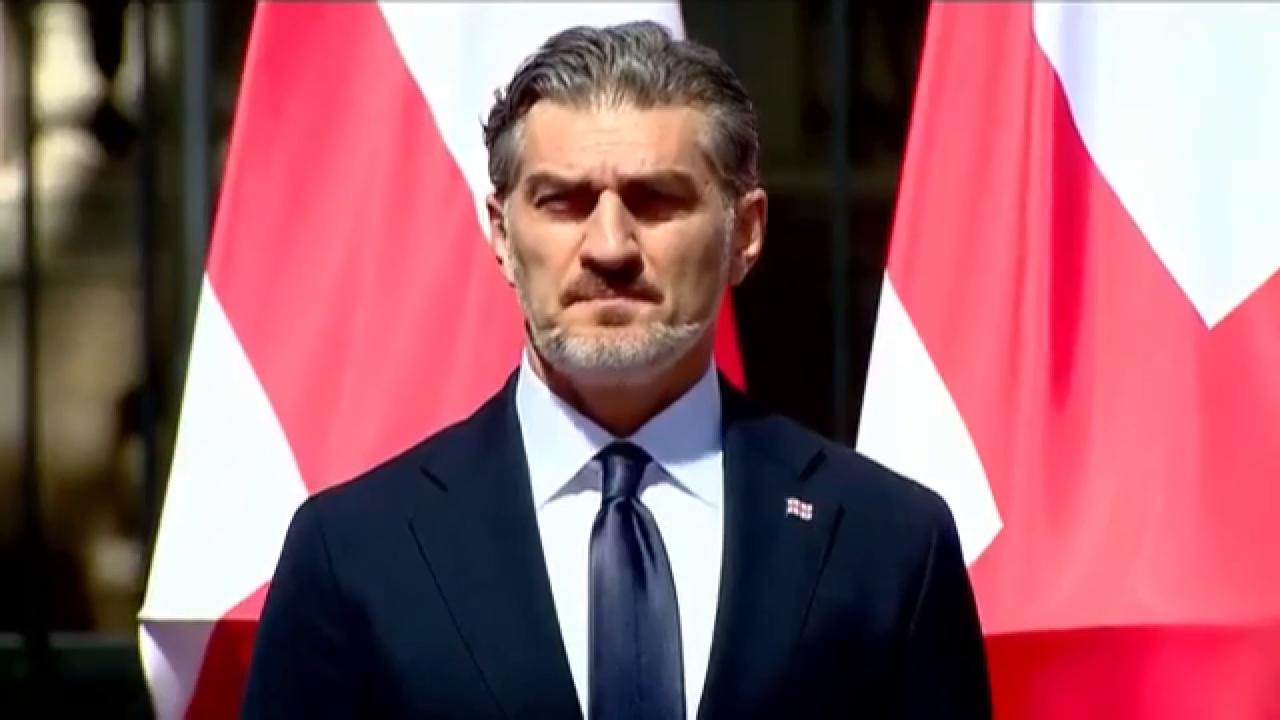 Video thumbnail for US: Georgian and Serbian presidents hold talks in Tbilisi.
