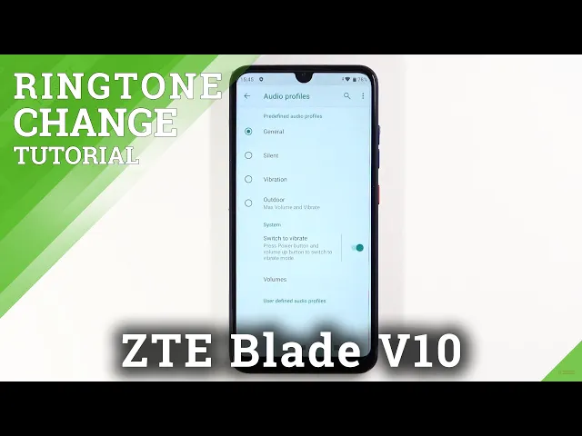 Video thumbnail for How to Change Ringtone in ZTE Blade V10 – Find Ringtone List