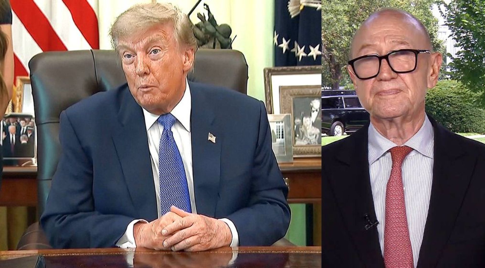 Video thumbnail for Trump demands compensation from Iran, claims US control of Strait of Hormuz