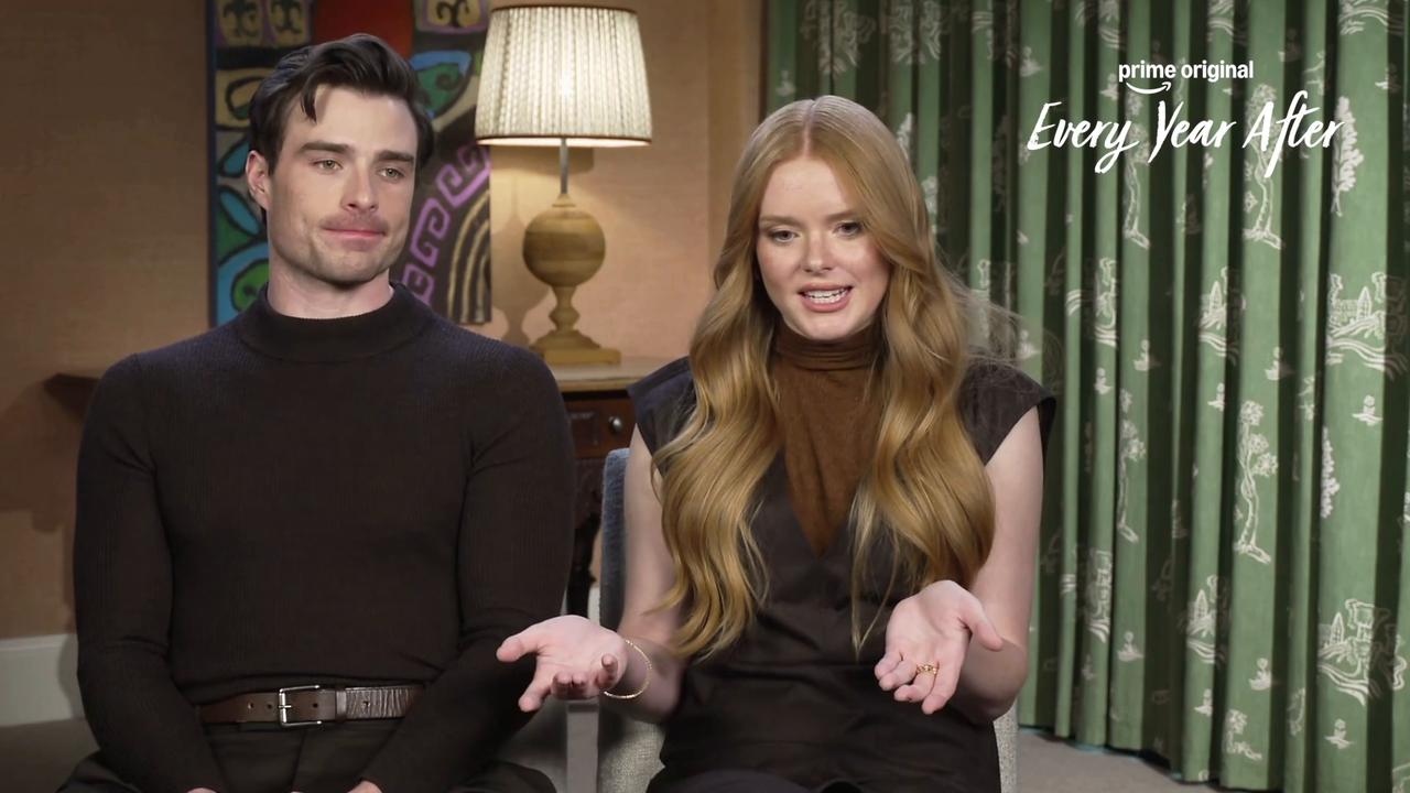 Video thumbnail for 'Every Year After' Stars Michael Bradway & Abigail Cowen Think People Will "Love" The Anatomy Book Scene