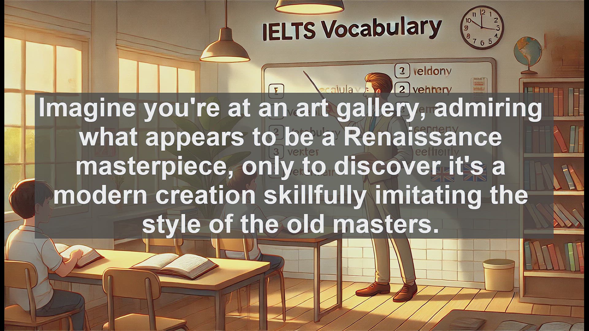 'Video thumbnail for 2000 Must Know IELTS 9.0 Vocabulary - Pastiche: Mastering a Key IELTS Vocabulary Word'