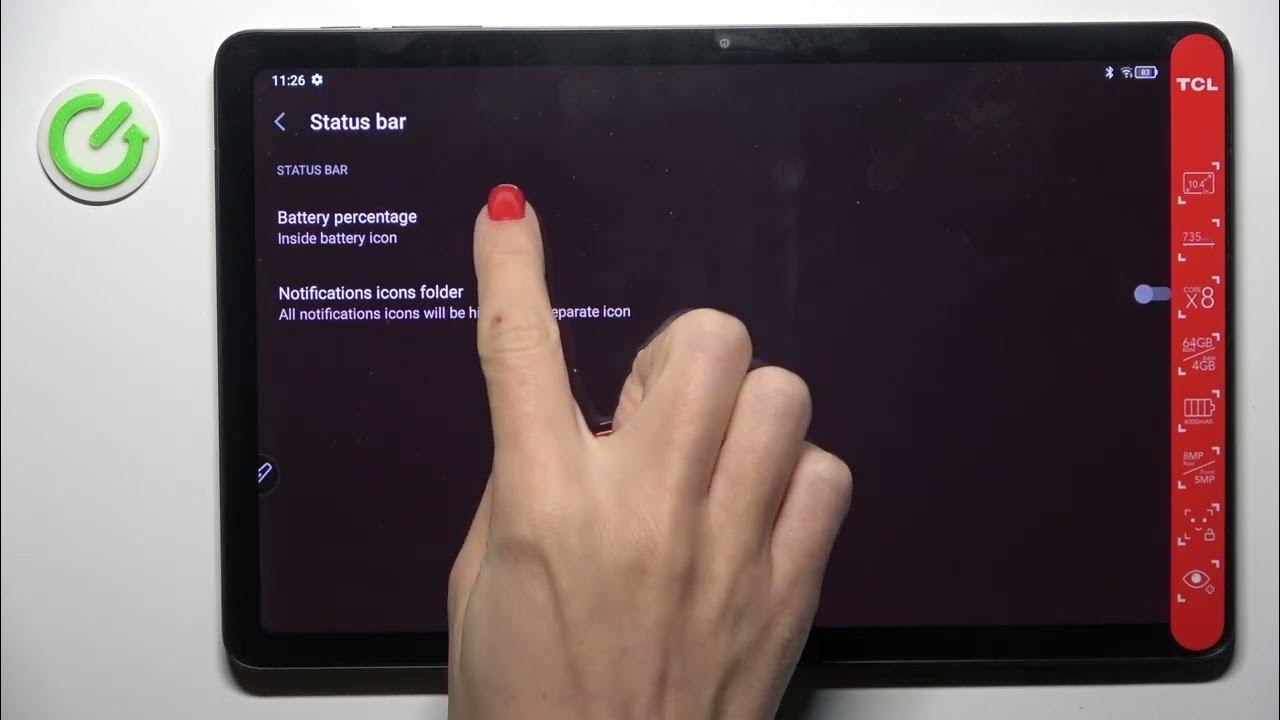 Video thumbnail for How To Check Battery Percentage In TCL Tab 10L Gen 2