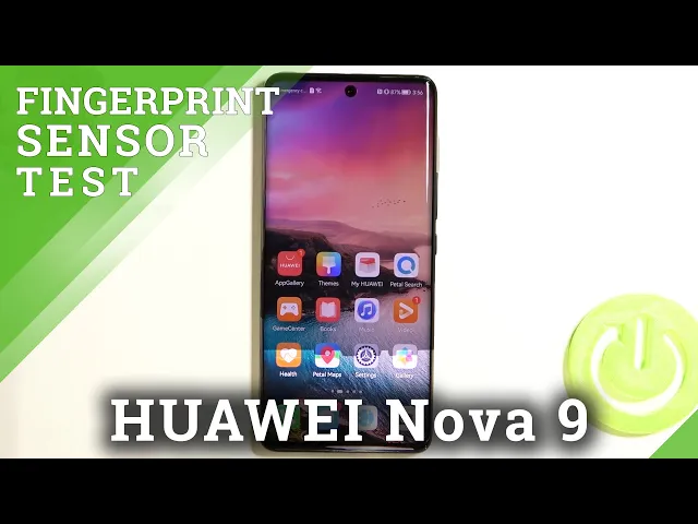 Video thumbnail for How to Test Fingerprint Sensor on HUAWEI Nova 9 - Use Fingerprint Sensor