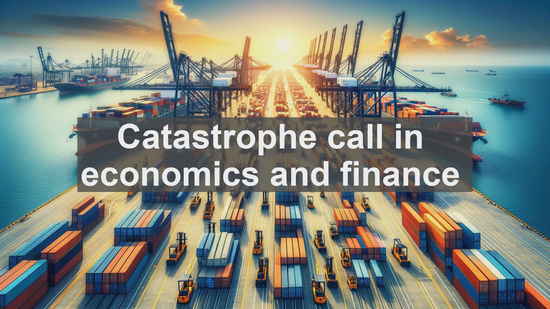 'Video thumbnail for Catastrophe call in economics and finance'