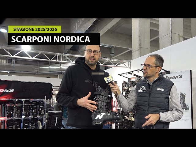 Video thumbnail for Il nuovo Nordica Speedmachine 2025/2026. Il BOA Fit System può andare anche solo sul gambetto.