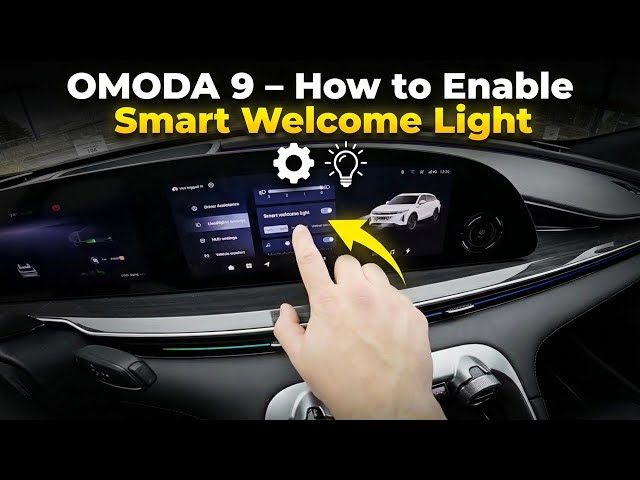 Video thumbnail for OMODA 9 – How to Enable Smart Welcome Light