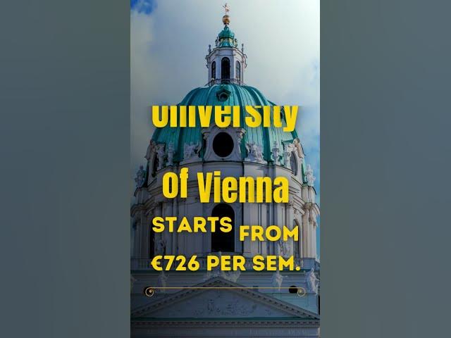 Video thumbnail for 5 Austrian Universities Under €1,000 #austria #studyabroad #university