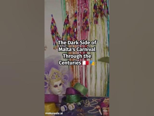 Video thumbnail for The Dark Side of Malta's Carnival Through the Centuries 🇲🇹🎭 #karnivaltamalta #darkhistory