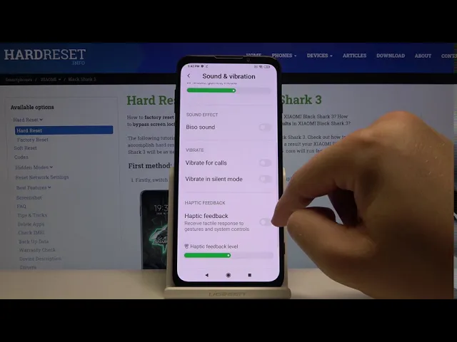 Video thumbnail for How to Enter Vibration Settings in XIAOMI Black Shark 3 – Find Vibration Options