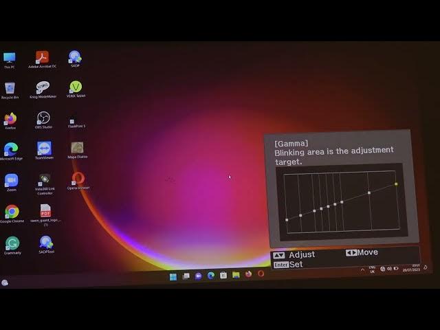 Video thumbnail for How To Change Gamma Level on Projector Epson EF-100B?