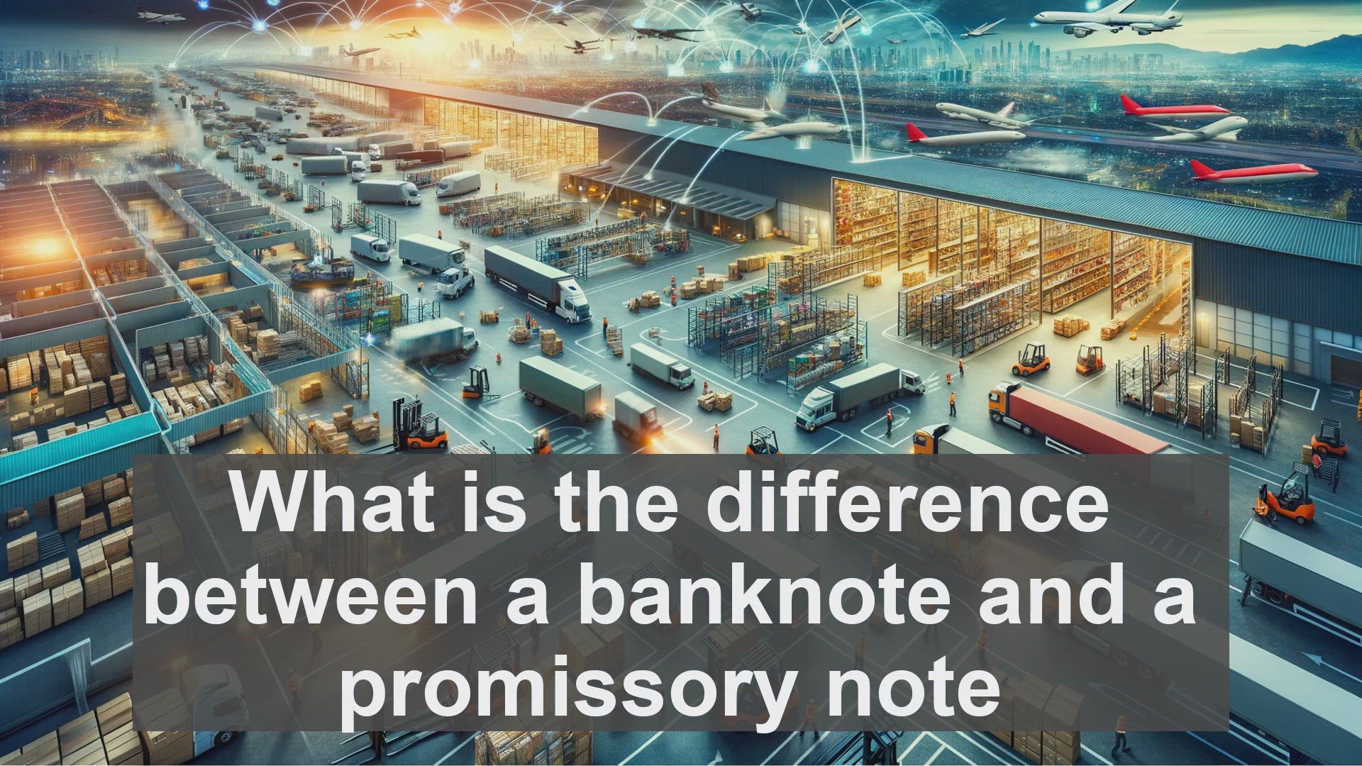 'Video thumbnail for What is the difference between a banknote and a promissory note?'