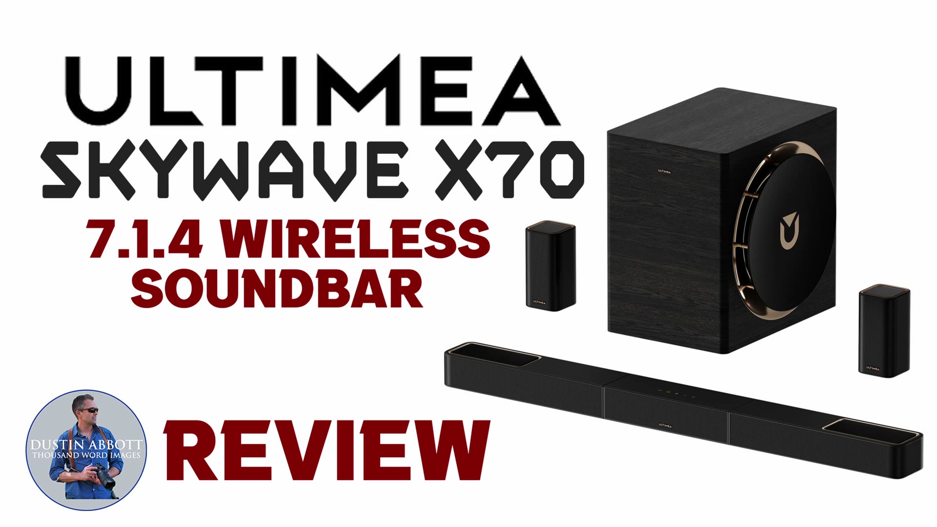 Video thumbnail for ULTIMEA Skywave X70 714 Wireless Soundbar Review - Big Sound on a Budget