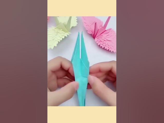 Video thumbnail for How to make paper Duck   #youtubeshorts #shrots
