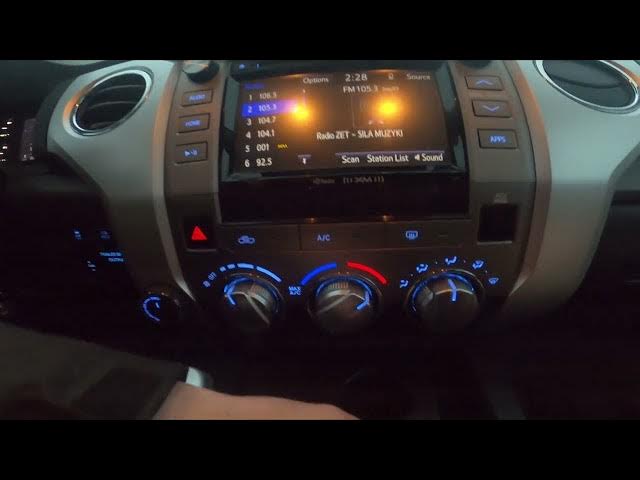 Video thumbnail for How to Enable or Disable Front Windshield Blowing in Toyota Tundra II ( 2007 - now )