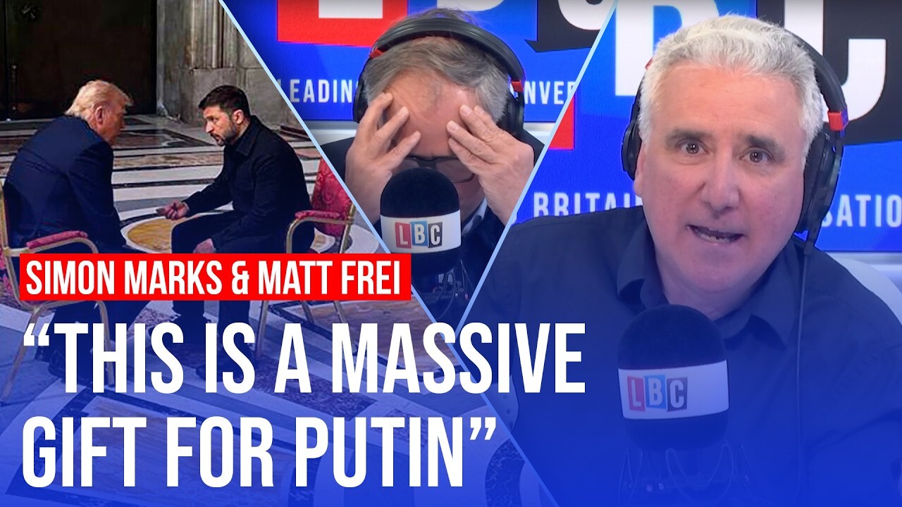 Video thumbnail for 'He's being asked to give up everything': Trump and Zelenskyy meet in the Vatican | LBC